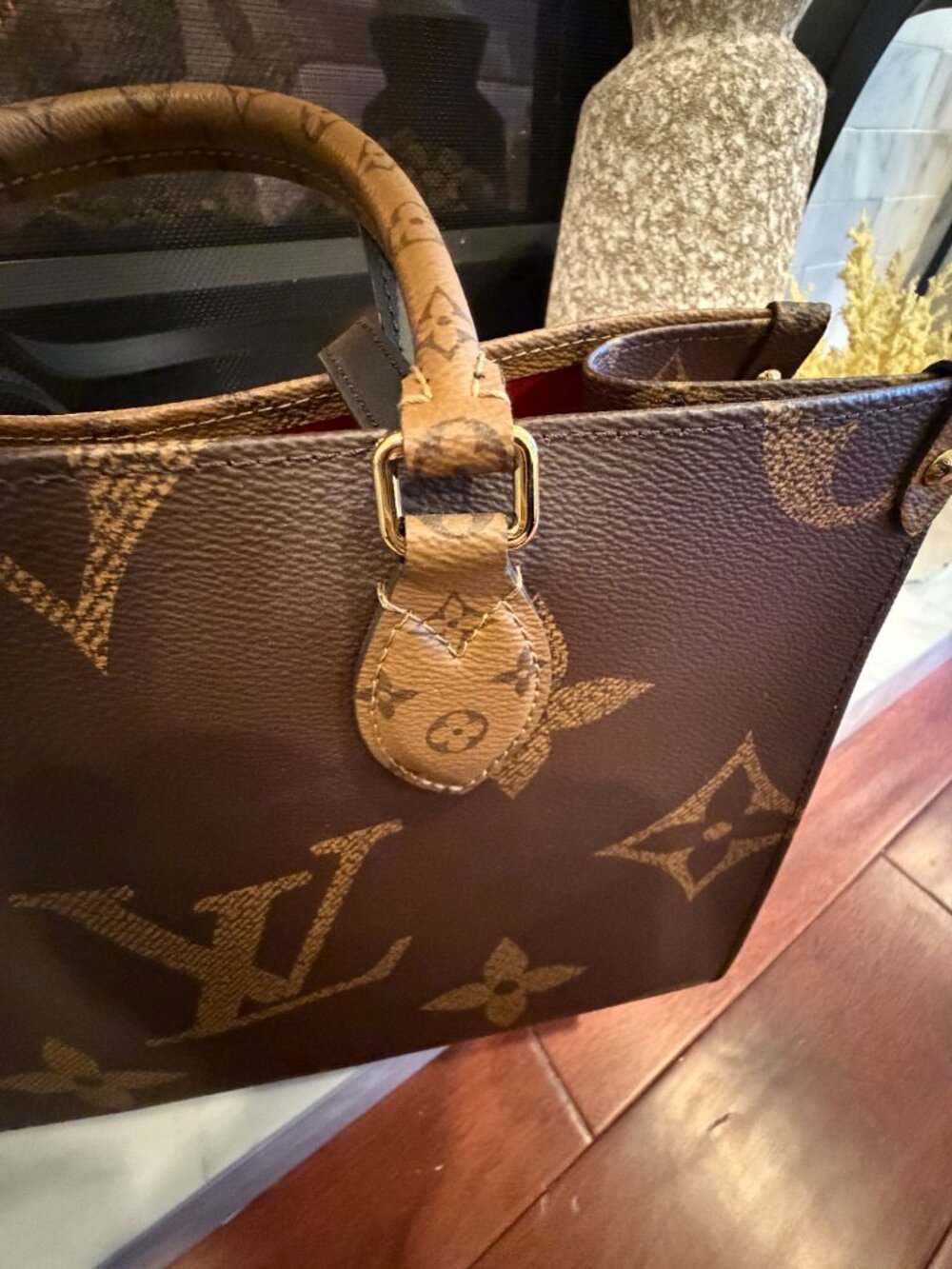 Louis Vuitton OnTheGo PM Reverse Monogram Tote – Brown | Statement Piece - Picture 7 of 15